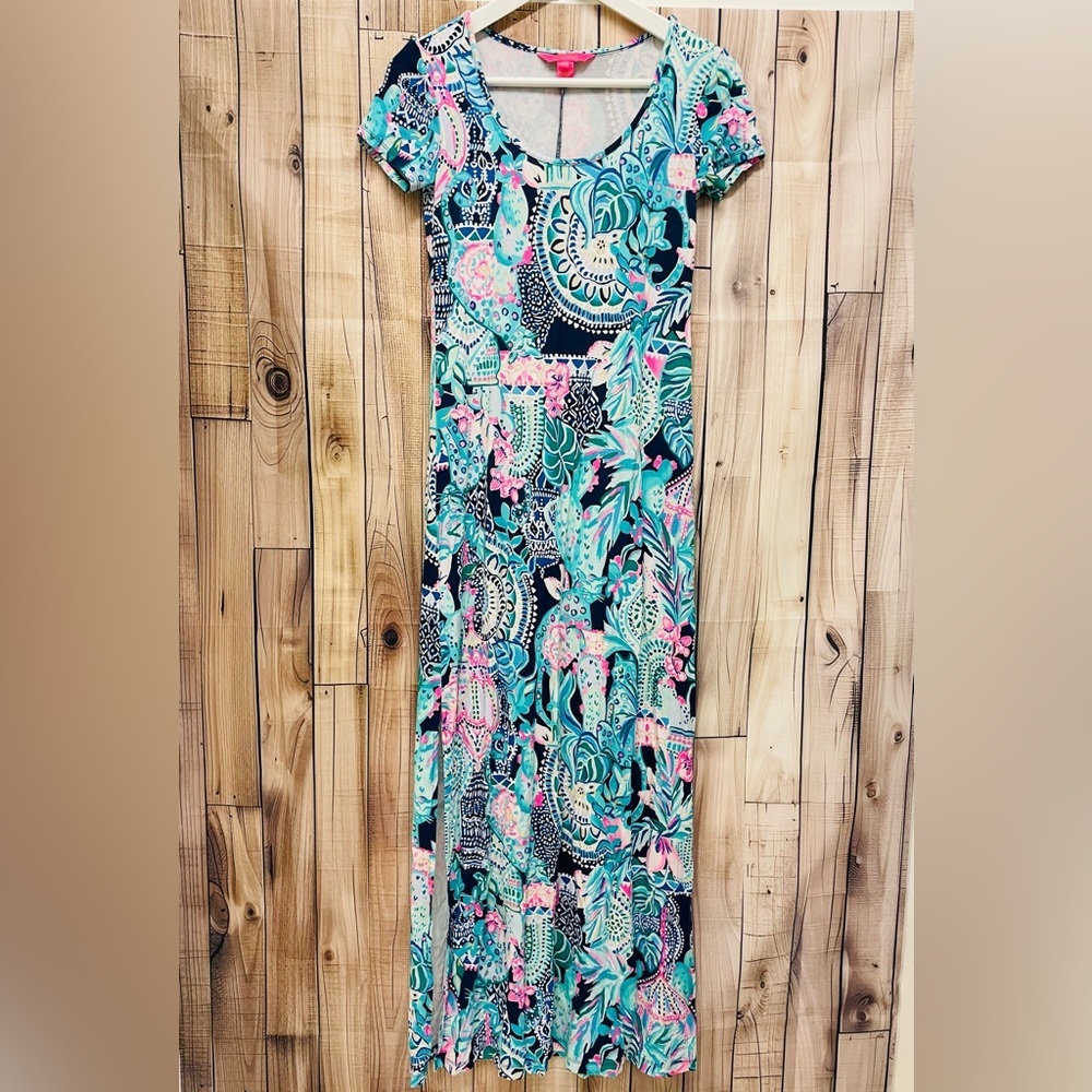 Wynne Maxi Dress Lookin Sharp Lilly Pulitzer XXS